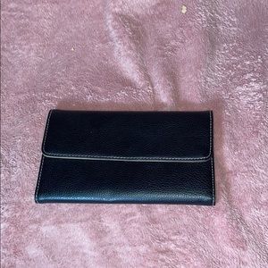 Black pleather wallet